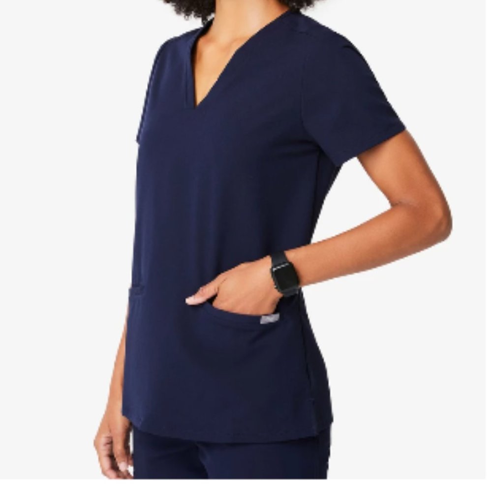 FIGS XXS Casma 3-pocket Scrub Top, barely worn!